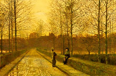 Nel Crepuscolo Dorato, 1883 da John Atkinson Grimshaw