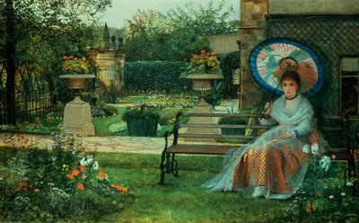 Nel Plesaunce, Knostrop Hall, Leeds, 1875 da John Atkinson Grimshaw