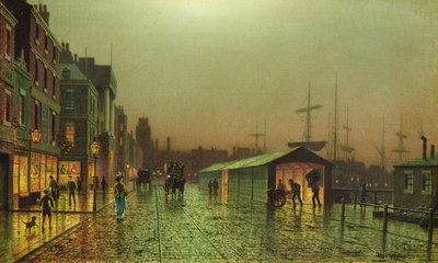 Docks di Liverpool da John Atkinson Grimshaw