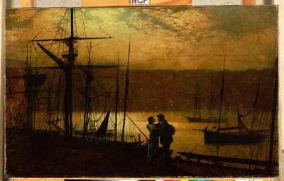 In partenza - veduta di Whitby, 1887 da John Atkinson Grimshaw