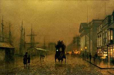 Salthouse Dock, Liverpool da John Atkinson Grimshaw