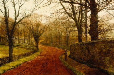 Parco di Stapleton, Pontefract, 1877 da John Atkinson Grimshaw
