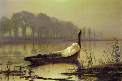 La Dama di Shalott da John Atkinson Grimshaw