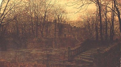La fattoria con fossato da John Atkinson Grimshaw