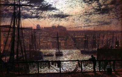 Porto di Whitby da Station Quay da John Atkinson Grimshaw