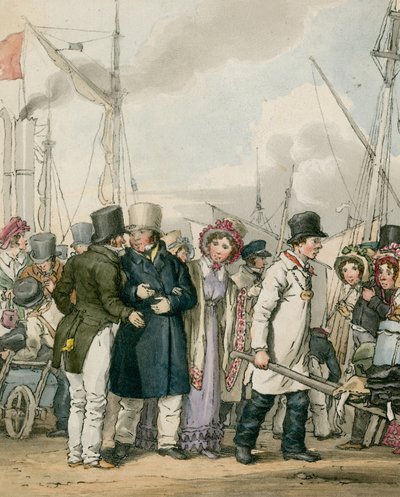 Arrivo a Margate da John Augustus Atkinson
