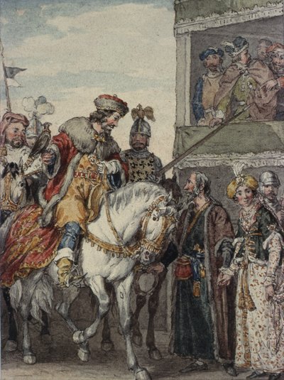 Principe Giovanni (1167-1216) e Isacco l