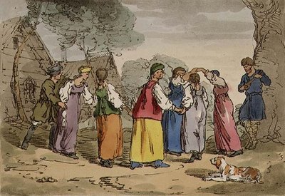 Divertimenti del villaggio, tavola 82 da Volume III di 