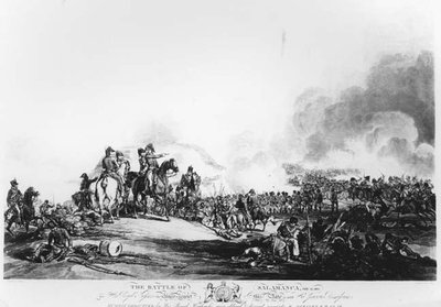 La battaglia di Salamanca, 22 luglio 1812, inciso da G. Lewis, 1813 da John Augustus after Atkinson
