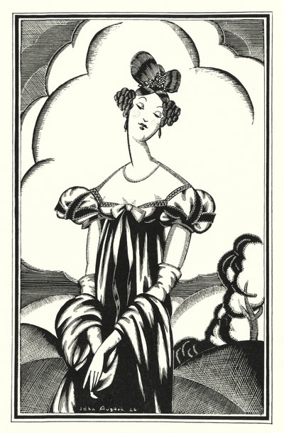 Illustrazione per Don Giovanni di Lord Byron: Aurora Raby, una giovane stella da John Austen