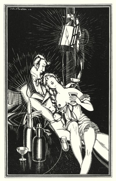 Illustrazione per Don Giovanni di Lord Byron: Ma Juan era proprio "Un Brodo di Ragazzo" da John Austen