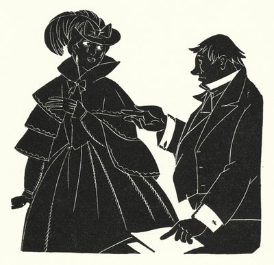 Illustrazione per Madame Bovary di Gustave Flaubert da John Austen