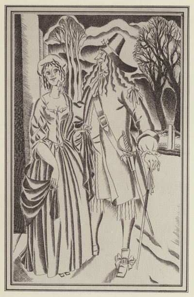 Illustrazione per Moll Flanders di Daniel Defoe da John Austen