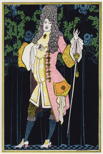 Illustrazione per "Rogues In Porcelain", Una miscellanea di poesie del XVIII secolo da John Austen