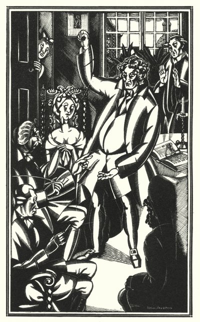 Illustrazione per Tristram Shandy di Laurence Sterne da John Austen