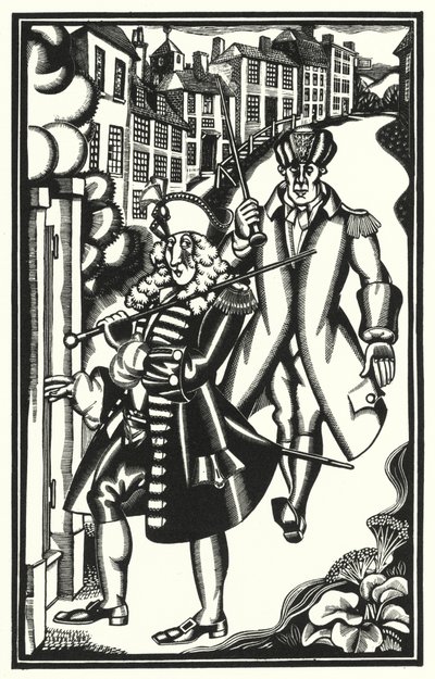 Illustrazione per Tristram Shandy di Laurence Sterne da John Austen