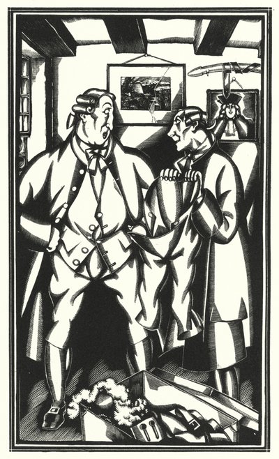 Illustrazione per Tristram Shandy di Laurence Sterne da John Austen