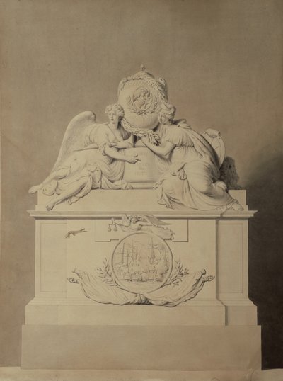 Progetto per il Monumento ai Capitani Harvey e Hutt nell