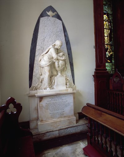 Monumento a Rosa Palmer di Rose Hall, 1790 (marmo) da John Bacon
