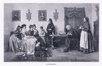 Catechismo, da The Magazine of Art 1893, Cassell and Company da John Bagnold Burgess