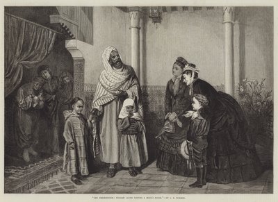 La presentazione, signore inglesi in visita a una casa moresca da John Bagnold Burgess