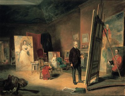 Ritratto di Sir Francis Grant nel suo studio da John Ballantyne