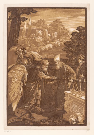 Abramo e Melchisedec da John Baptist Jackson