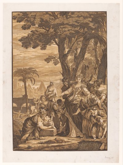 Mosè trovato dalla figlia del faraone da John Baptist Jackson