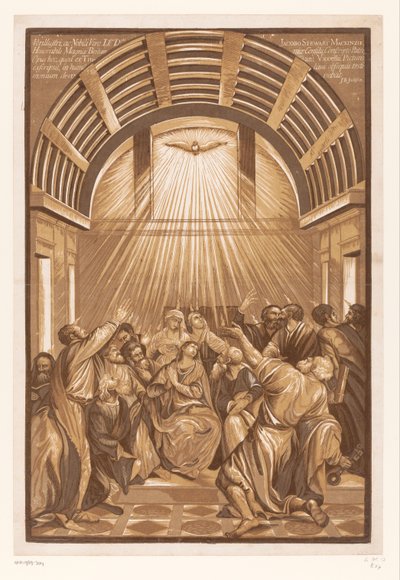 Discesa dello Spirito Santo (Kunstwerken van Venetiaanse meesters, Opera selectiora) da John Baptist Jackson