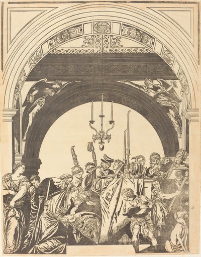 La presentazione al tempio (La circoncisione) da John Baptist Jackson after Veronese