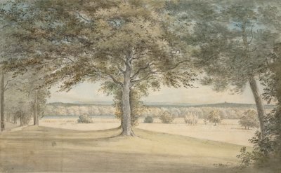Kirtlington Park, 9 ottobre 1783 da John Baptist Malchair