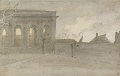 Pembroke College, Oxon, 9 novembre 1786 da John Baptist Malchair