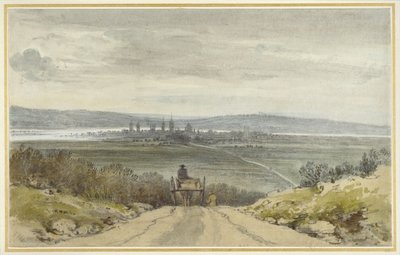 Veduta di Oxford da Shotover Hill durante l