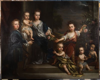 Ritratto di sette dei figli di Charles Seymour, 6º Duca di Somerset da John Baptiste Closterman