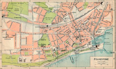 Folkestone, XX secolo da John Bartholomew