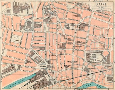 Leeds, XX secolo da John Bartholomew