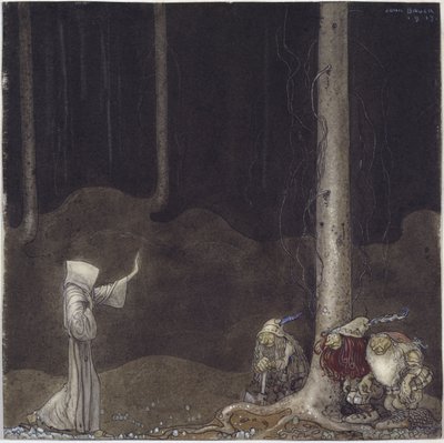 Fratello Martin e i tre troll da John Bauer