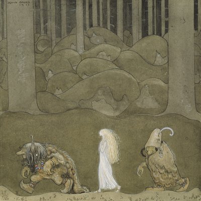 La principessa e i troll da John Bauer