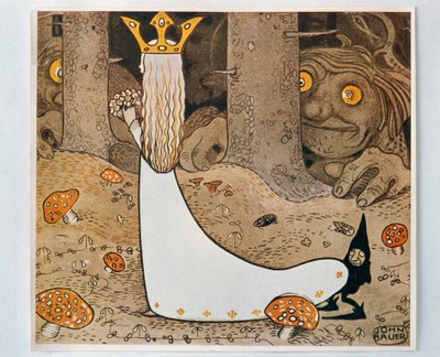 La principessa e il troll. Da Bland Tomtar och Troll da John Bauer