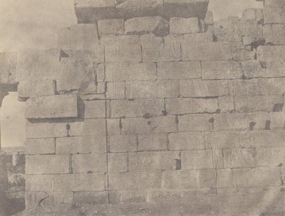 Karnak, Sala ipostila, Muro sud (Faccia esterna) da John Beasly Greene