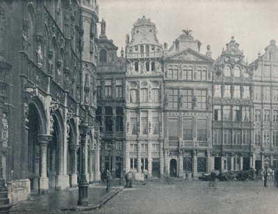 Un angolo della Grand Place, Bruxelles, Belgio, c. 1900 1914-1915 da John Benjamin Stone
