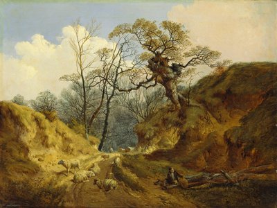 Crown Point, Whitlingham, vicino a Norwich da John Berney Ladbrooke