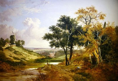 Paesaggio con un Mulino a Vento da John Berney Ladbrooke