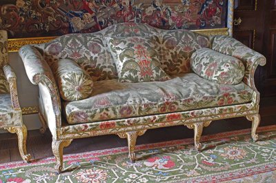 Un letto a baldacchino dorato di Giorgio III da John Bladwell