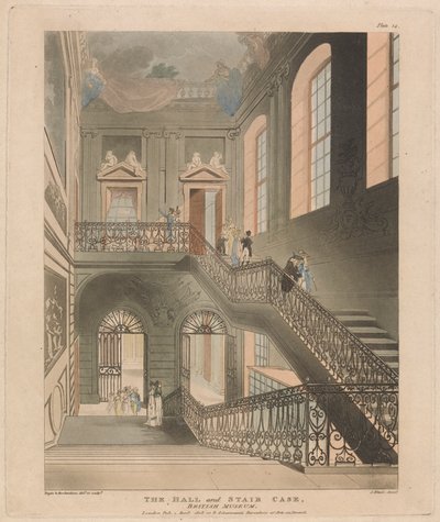 La Sala e la Scala, Museo Britannico da John Bluck