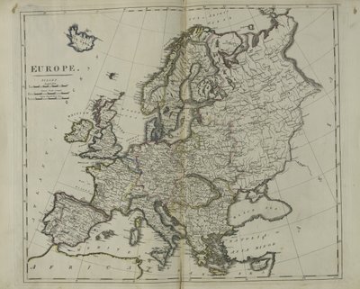 Europa, 1814 da John Bower