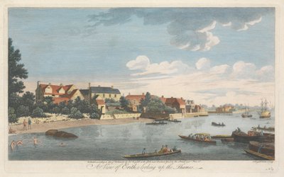 Veduta di Erith, guardando verso il Tamigi da John Boydell