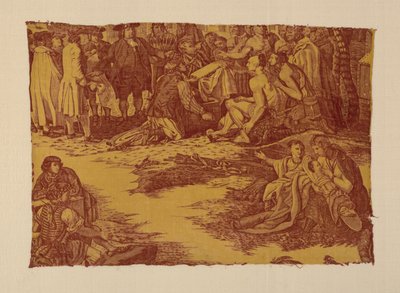Frammento intitolato "Trattato di William Penn con gli indiani". da John Boydell