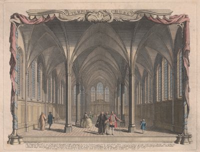 La Chiesa del Tempio da John Boydell
