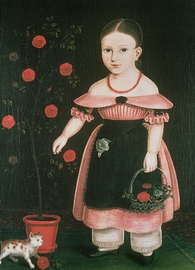 Bambina in lavanda, c.1840 da John Bradley